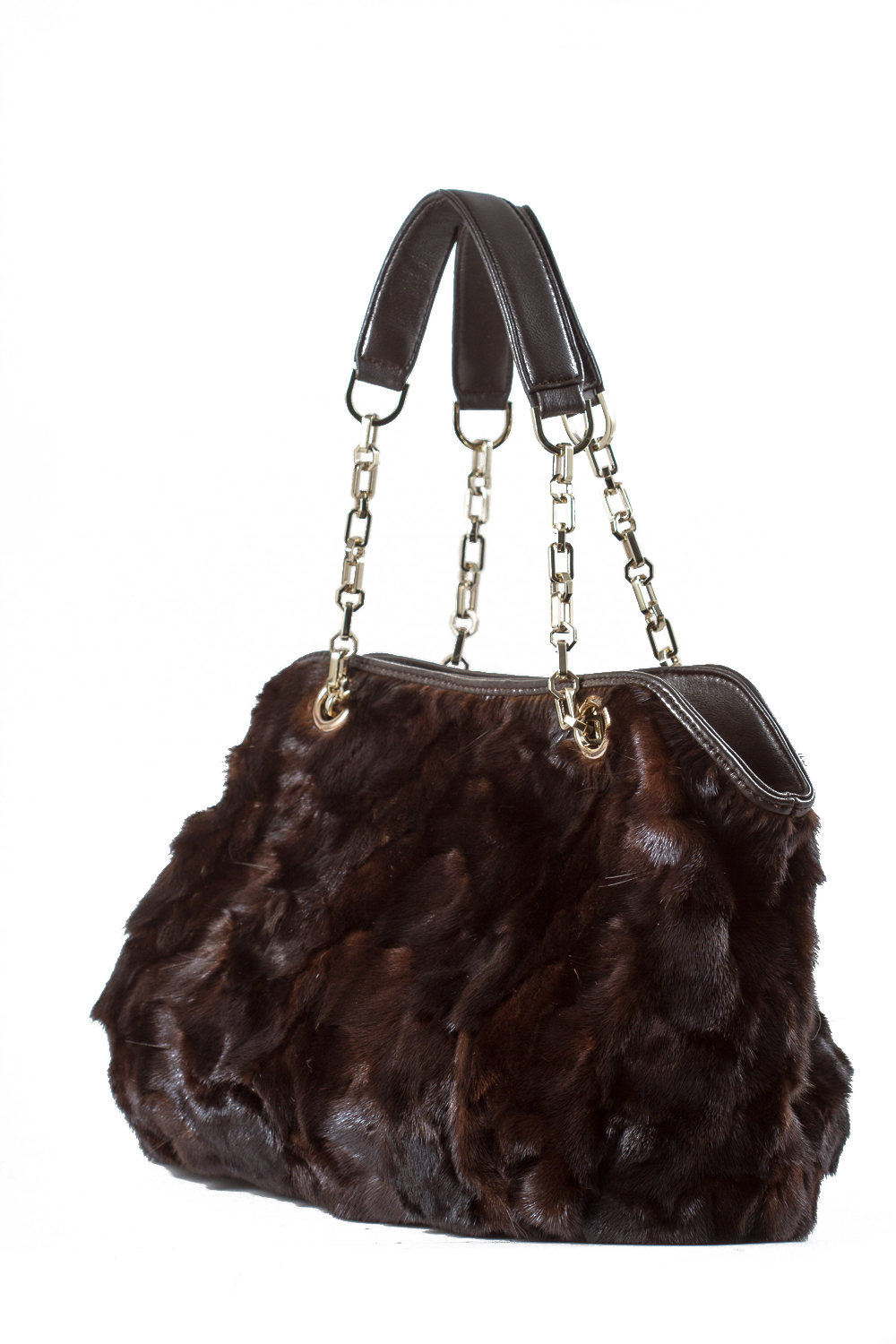 Mahogany Mink Handbag Mid Sized – Madison Avenue Mall Furs