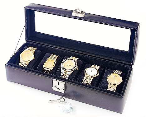 real leather watch case for men