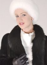 Headband – White Fox Adjustable Headband – Madison Avenue Mall Furs