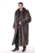 Mens Raccoon Fur Coat – Natural Raccoon – Madison Avenue Mall Furs