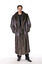 Mens Raccoon Fur Coat – Natural Raccoon – Madison Avenue Mall Furs
