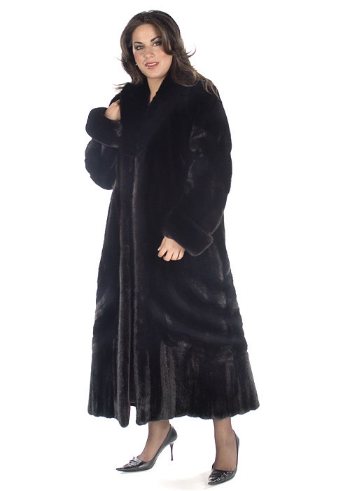 designer mink coat real-ranch mink coat-plus size