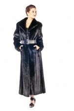 Deluxe Ranch Mink Fur Coat-Turned Back Cuffs – Madison Avenue Mall Furs