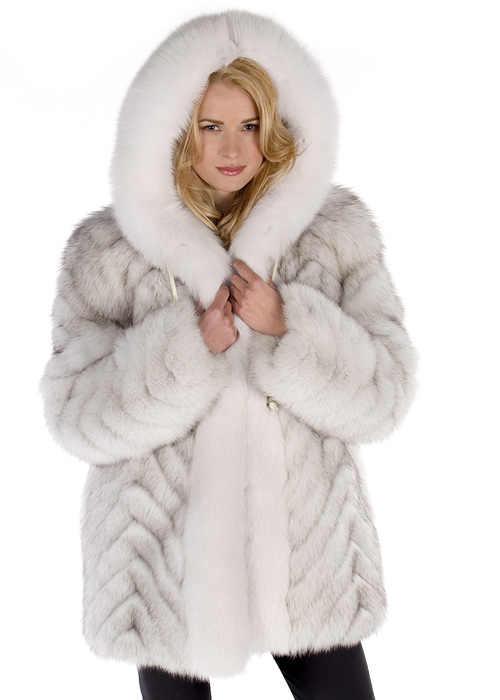 real fox jacket with hood-real fox jacket-fox trim jacket-