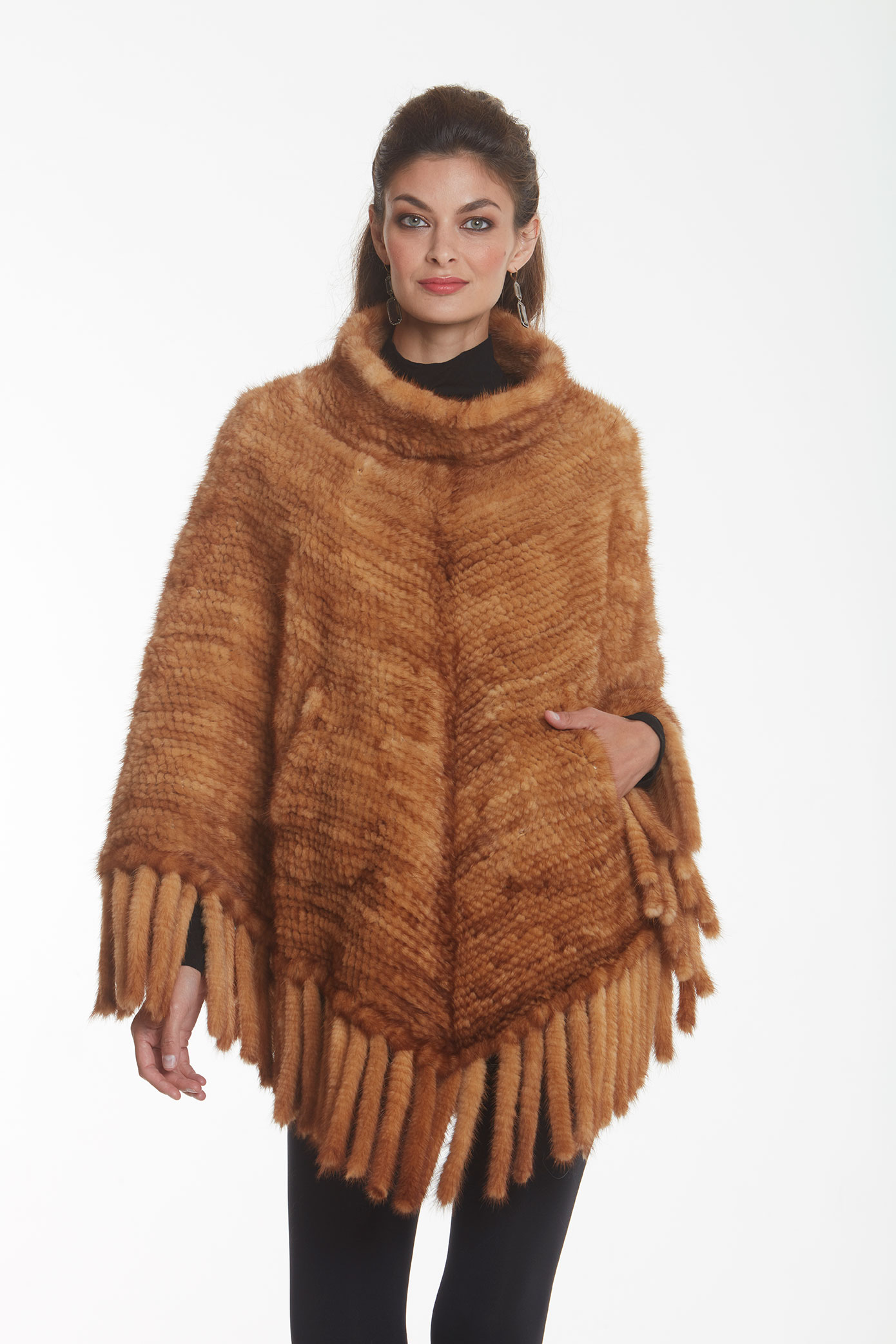 knitted-mink-cape-poncho